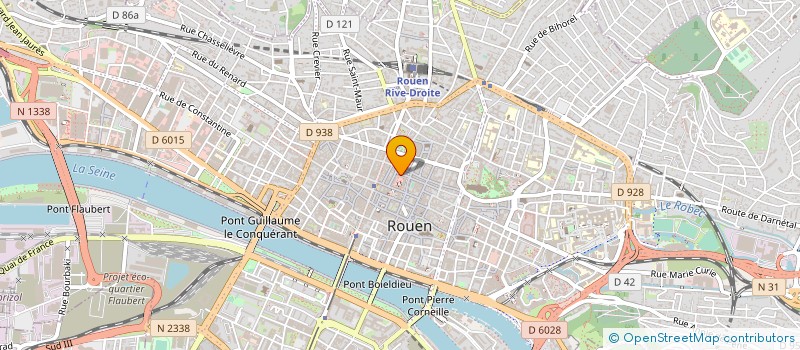 localisation de l'entreprise ASSOCIATION FONCIERE URBAINE DE LA MAISON QUI PENCHE. à ROUEN