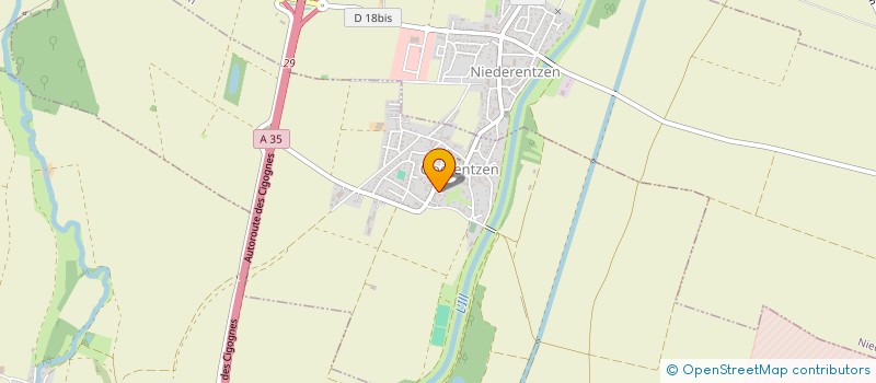 localisation de l'entreprise ASSOCIATION FONCIERE URBAINE LES BOSQUETS à SAINTE-CROIX-EN-PLAINE