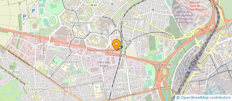 localisation de l'entreprise ASSOCIATION FONCIERE URBAINE LIBRE à STRASBOURG