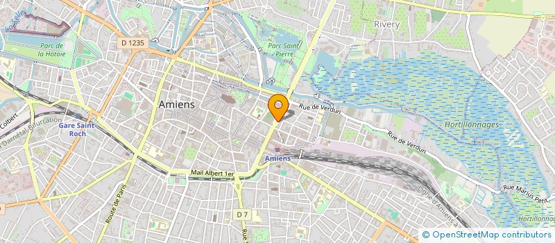 localisation de l'entreprise ASSOCIATION FONCIERE URBAINE LIBRE  AMIENS