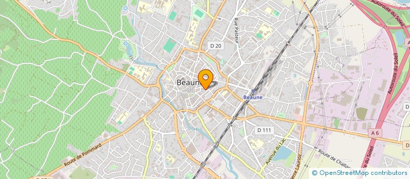 localisation de l'entreprise ASSOCIATION FONCIERE URBAINE LIBRE AFUL LES ALLEES DE POMMARD à BEAUNE