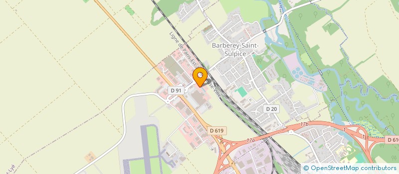 localisation de l'entreprise ASSOCIATION FONCIERE URBAINE LIBRE DU CENTRE COMMERCIAL HYPERMARCHE DE BARBEREY-SAINT-SULPICE  BARBEREY-SAINT-SULPICE