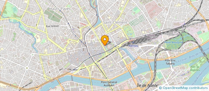 localisation de l'entreprise ASSOCIATION FONCIERE URBAINE LIBRE DU CHATEAU à NANTES