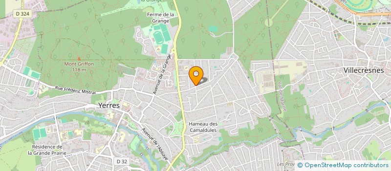 localisation de l'entreprise ASSOCIATION FONCIERE URBAINE LIBRE DU CHATEAU DU MEE à YERRES
