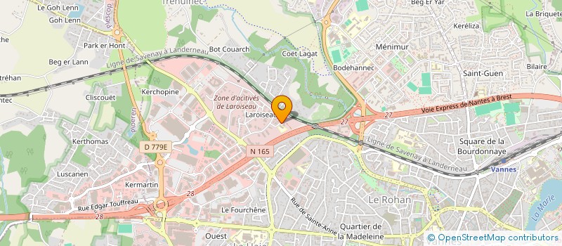 localisation de l'entreprise ASSOCIATION FONCIERE URBAINE LIBRE DU LOGUY à VANNES