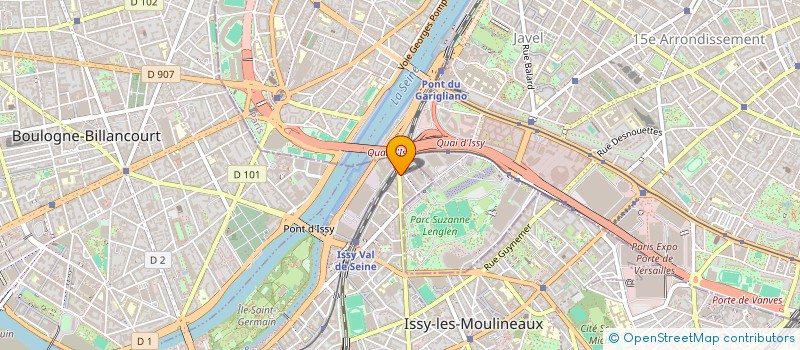 localisation de l'entreprise ASSOCIATION FONCIERE URBAINE LIBRE ENSEMBLE IMMOBILIER TRIGONE à ISSY-LES-MOULINEAUX