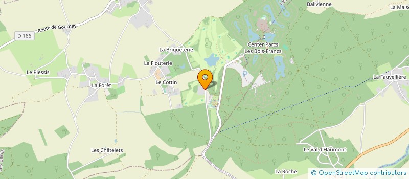 localisation de l'entreprise ASSOCIATION FONCIERE URBAINE LIBRE LA DOMAINE DES BOIS FRANCS  LES BARILS