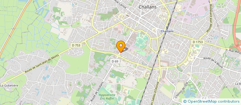 localisation de l'entreprise ASSOCIATION FONCIERE URBAINE LIBRE LE CHAMP MARTEAU à CHALLANS