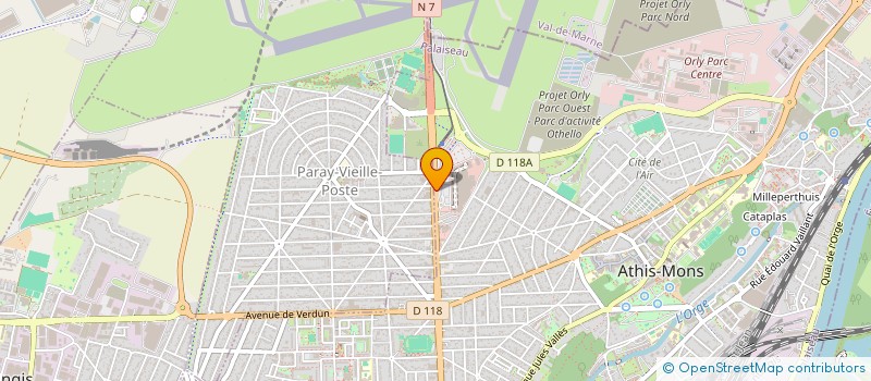 localisation de l'entreprise ASSOCIATION FONDS MARKETING ATHIS MONS  ATHIS-MONS