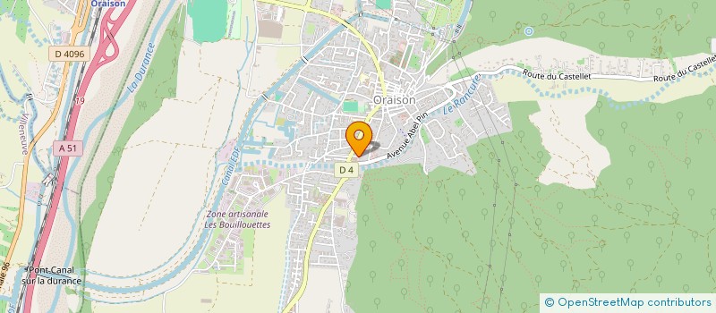 localisation de l'entreprise ASSOCIATION FOOD TRUCKS ET GUINGUETTE  ORAISON