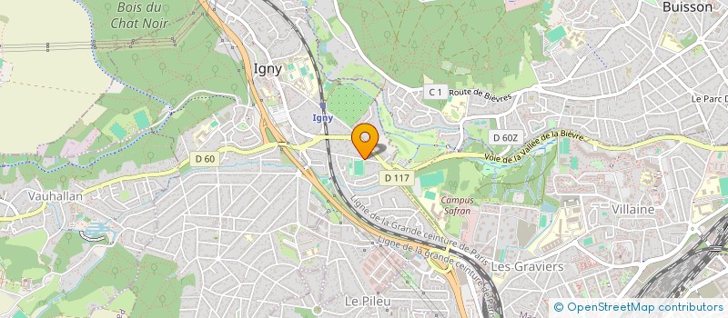 localisation de l'entreprise ASSOCIATION FOOT-BALL CLUB D'IGNY à IGNY