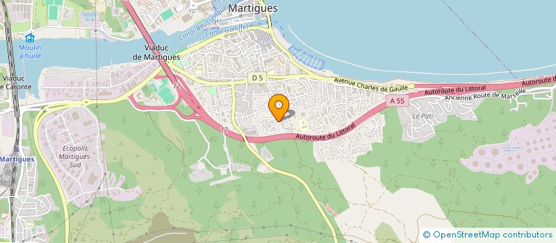 localisation de l'entreprise ASSOCIATION FOOT BRESILIEN DE BOUDEME  MARTIGUES