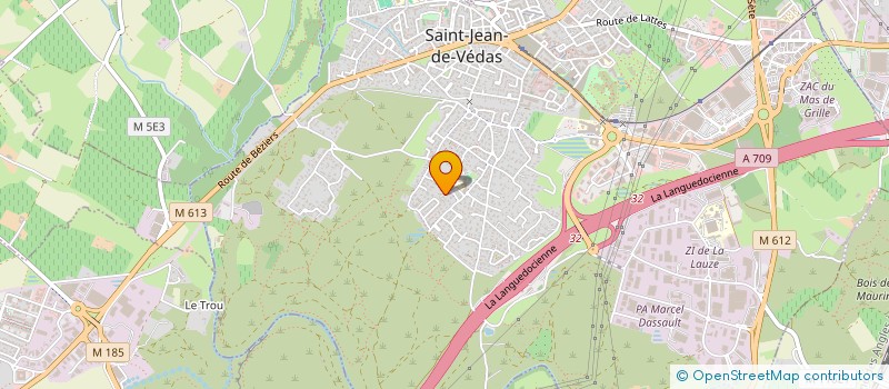 localisation de l'entreprise ASSOCIATION FOOT ST JEAN  SAINT-JEAN-DE-VEDAS