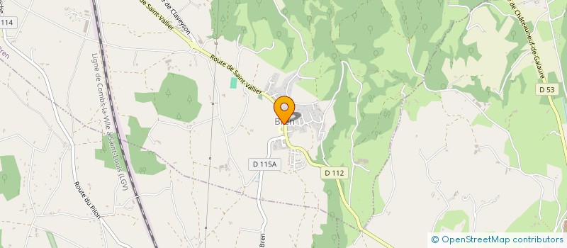 localisation de l'entreprise ASSOCIATION FOOTBALL-CLUB DE BREN  BREN