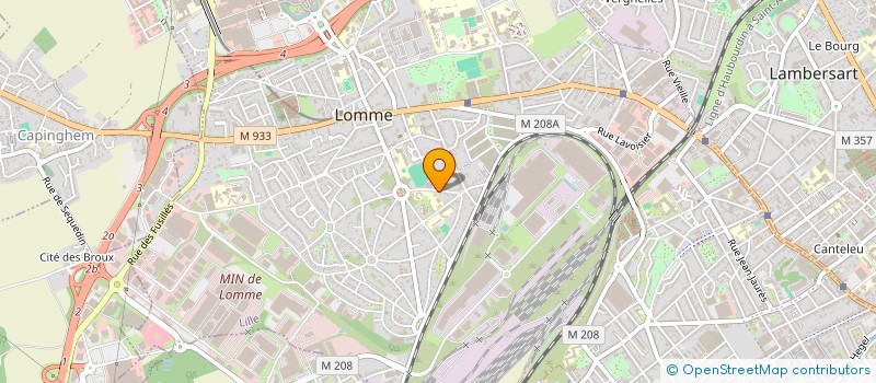 localisation de l'entreprise ASSOCIATION FOOTBALL DES SPORTS REUNIS DE LOMME DELIVRANCE à LILLE