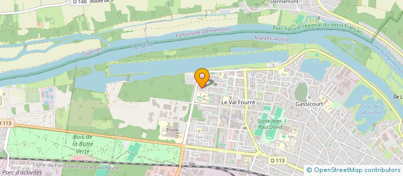 localisation de l'entreprise ASSOCIATION FOOYRE BAMTAARE DE ORKADIERE  MANTES-LA-JOLIE