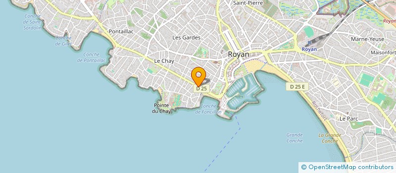 localisation de l'entreprise ASSOCIATION FOR THE CREATION AND ORGANIZATION OF MEDICAL CONFERENCES AND CONGRESSES  ROYAN