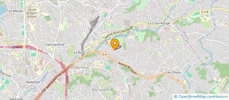 localisation de l'entreprise ASSOCIATION FORCE ATTITUDE  MARSEILLE