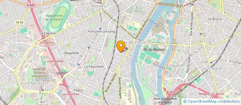 localisation de l'entreprise ASSOCIATION FORCE HUMAINE  TOULOUSE