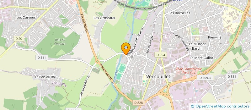 localisation de l'entreprise ASSOCIATION FORCE JEUNESSE VERNOLITAINE à VERNOUILLET