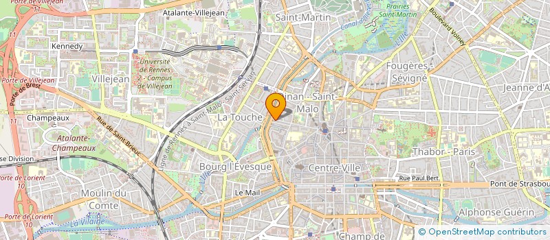 localisation de l'entreprise ASSOCIATION FORCE OUVRIERE CONSOMMATEUR à RENNES