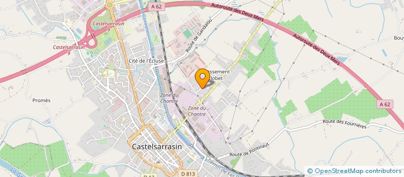 localisation de l'entreprise ASSOCIATION FORESTIERE DE SAINT-HUBERT à CASTELSARRASIN