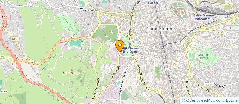 localisation de l'entreprise ASSOCIATION FOREZIENNE D'INSERTION  SAINT-ETIENNE