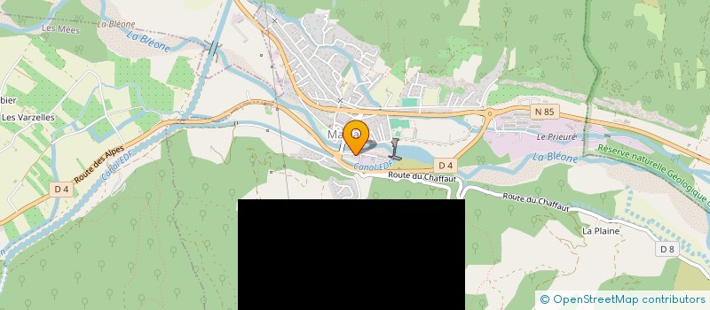 localisation de l'entreprise ASSOCIATION FORGE PROVENCALE  MALIJAI