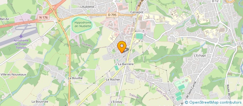 localisation de l'entreprise ASSOCIATION FORMATION CULTURELLE à QUEVERT