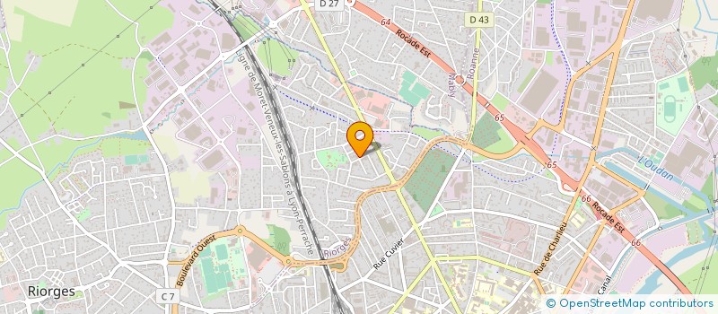 localisation de l'entreprise ASSOCIATION FORMATION POUR L INSERTION à RIORGES