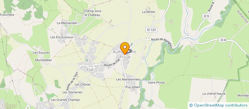 localisation de l'entreprise ASSOCIATION FORME ET GAITE  LES PRADEAUX