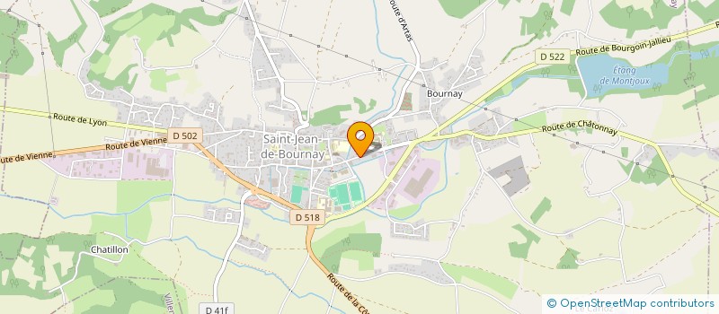 localisation de l'entreprise ASSOCIATION FORME SANTE AMITIE  SAINT-JEAN-DE-BOURNAY