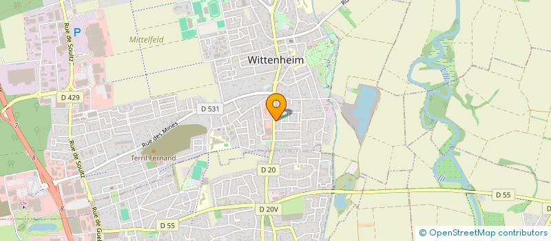 localisation de l'entreprise ASSOCIATION FORMESPACE à WITTENHEIM