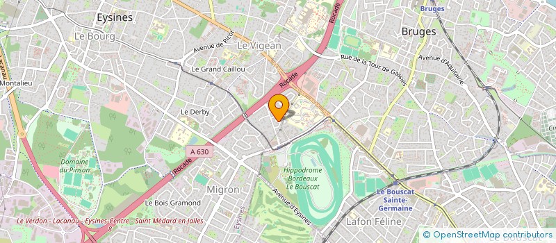 localisation de l'entreprise ASSOCIATION FORMULA 4L à EYSINES