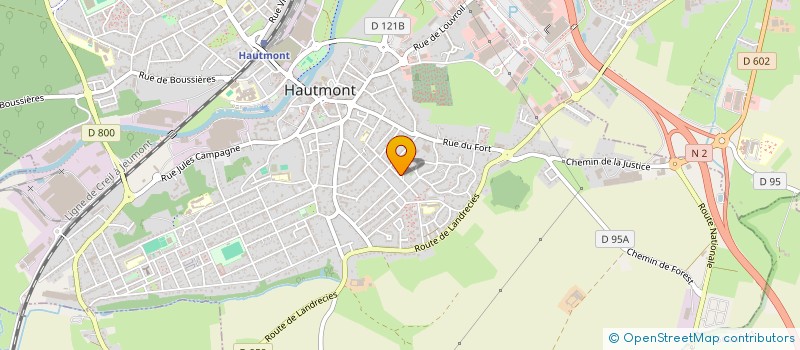 localisation de l'entreprise ASSOCIATION FORT ANIMATION  HAUTMONT