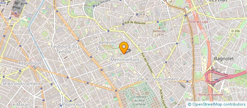 localisation de l'entreprise ASSOCIATION FORT DE CAFE  PARIS