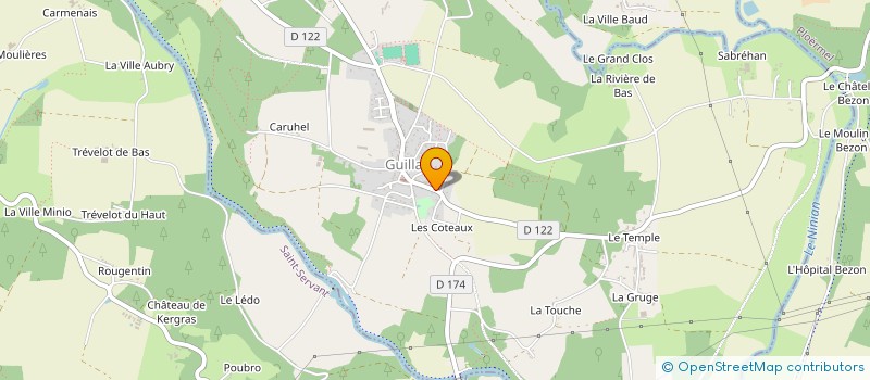 localisation de l'entreprise ASSOCIATION FORUM  GUILLAC