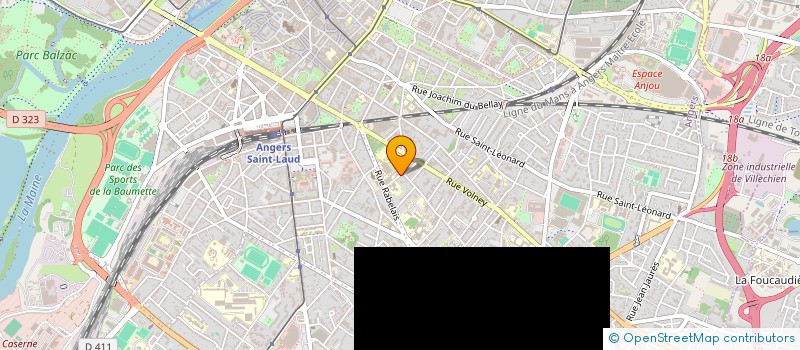 localisation de l'entreprise ASSOCIATION FORUM OUEST à ANGERS