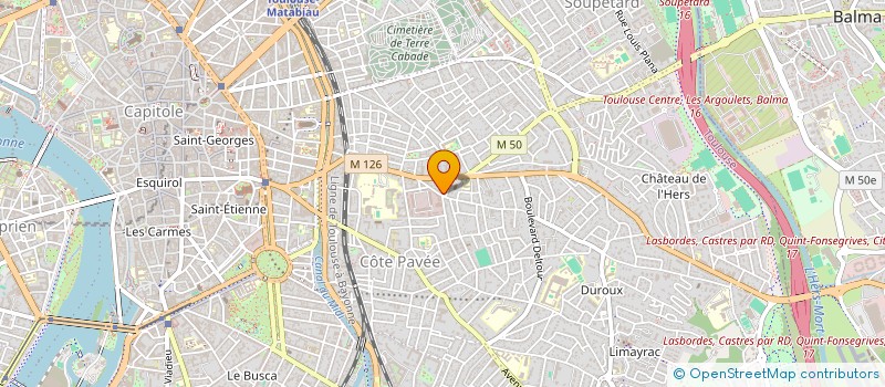 localisation de l'entreprise ASSOCIATION FORWARD ( FWD ) à TOULOUSE