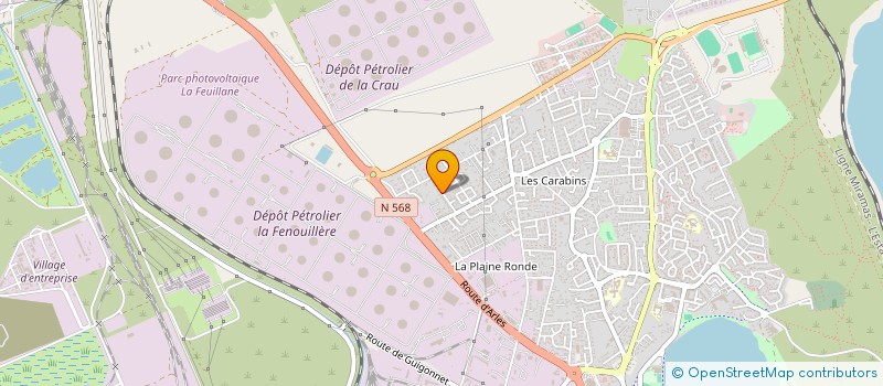 localisation de l'entreprise ASSOCIATION FOSSEENNE DU CHIEN DE TRAVAIL  FOS-SUR-MER