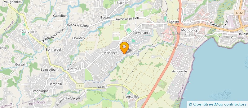 localisation de l'entreprise ASSOCIATION FOUTE FE  BAIE-MAHAULT