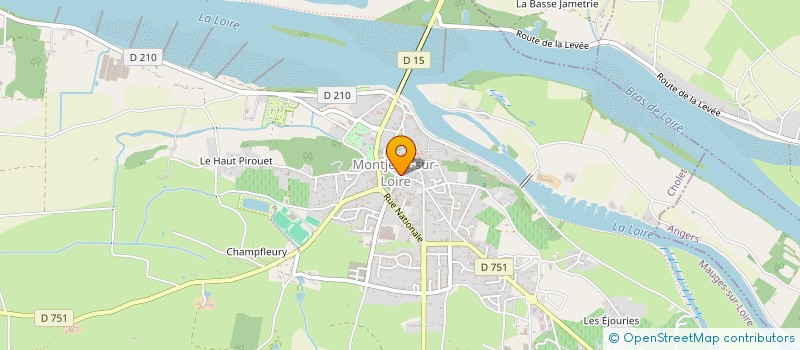 localisation de l'entreprise ASSOCIATION FOYER CAPELLO FLORENTAIS  MAUGES-SUR-LOIRE