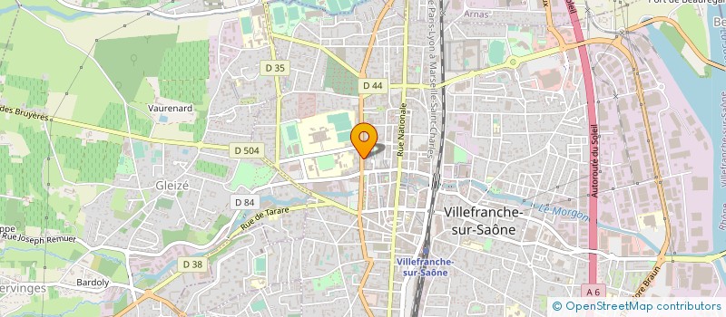localisation de l'entreprise ASSOCIATION FOYER L ACCUEIL  VILLEFRANCHE-SUR-SAONE