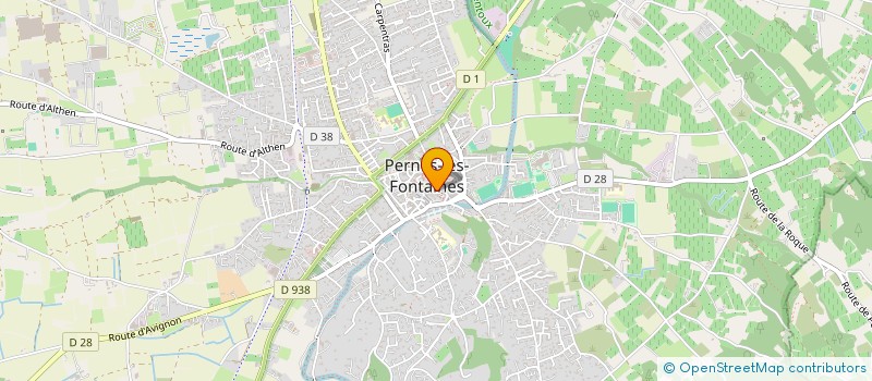 localisation de l'entreprise ASSOCIATION FOYER LAIQUE ECOLE VENASQUE  VENASQUE