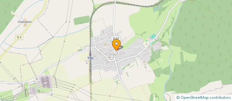 localisation de l'entreprise ASSOCIATION FOYER RURAL VIGY GYMNASTIQUE  VIGY