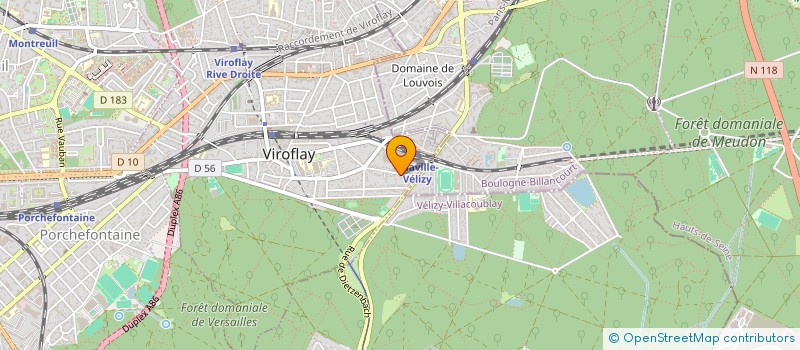 localisation de l'entreprise ASSOCIATION FRAL RACING  VIROFLAY