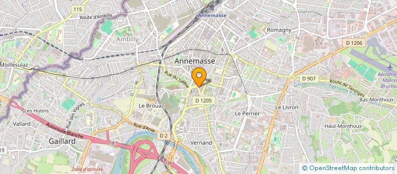 localisation de l'entreprise ASSOCIATION FRANC'AFRIQUE RESSOURCES ET DEVELOPPEMENT à ANNEMASSE