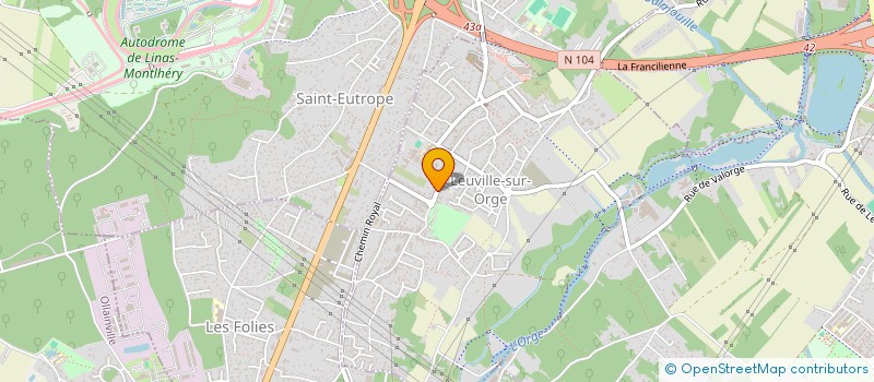 localisation de l'entreprise ASSOCIATION FRANCAISE D'ANALYSE DE LA PERFORMANCE SPORTIVE  LEUVILLE-SUR-ORGE