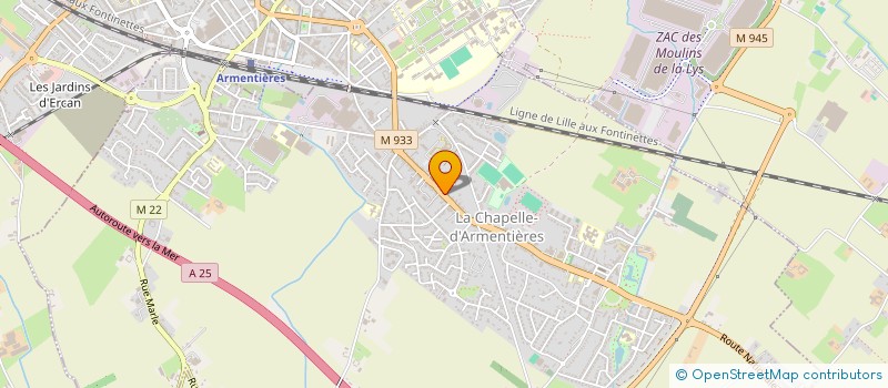 localisation de l'entreprise ASSOCIATION FRANCAISE D INFORMATION ET D ASSISTANCE A LA TELEGESTION à LA CHAPELLE-D'ARMENTIERES