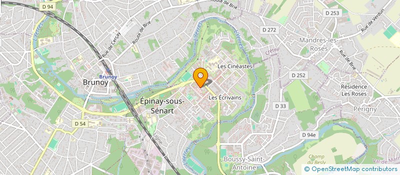 localisation de l'entreprise ASSOCIATION FRANCAISE D'INITIATION AUX SPORTS à EPINAY-SOUS-SENART